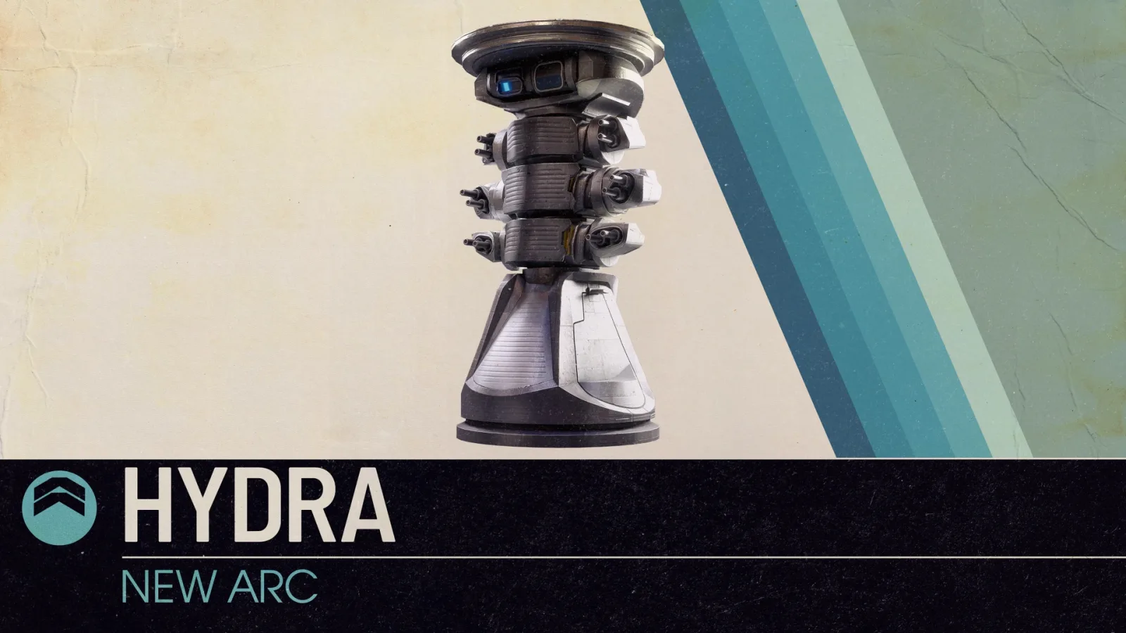 ARC Raiders' Hydra, a column turret bristling with guns on three tiers