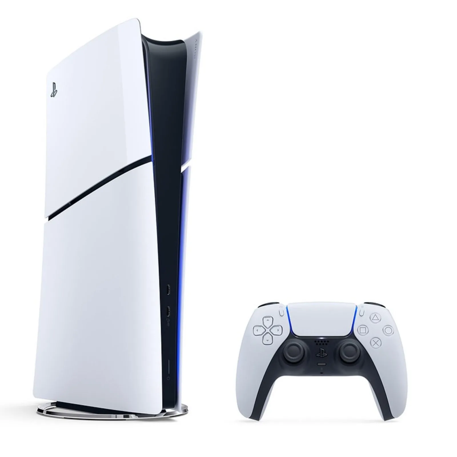 QSSR: the PS5 console and its DualSense controller, official Sony image