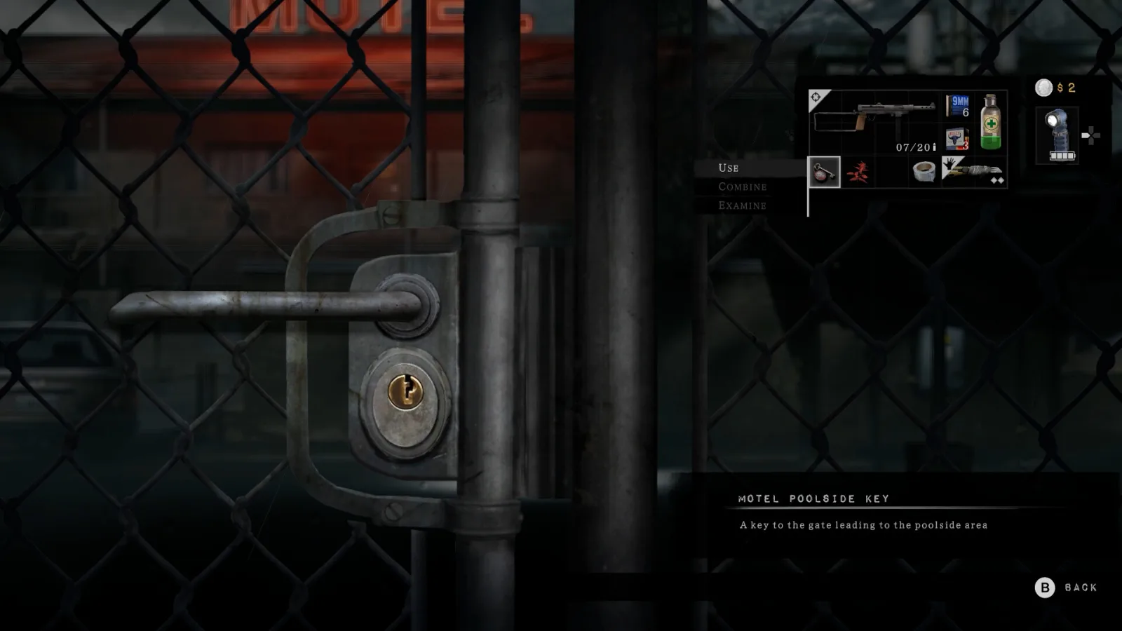The Silver Pines inventory opened at the motel gate with its poolside key