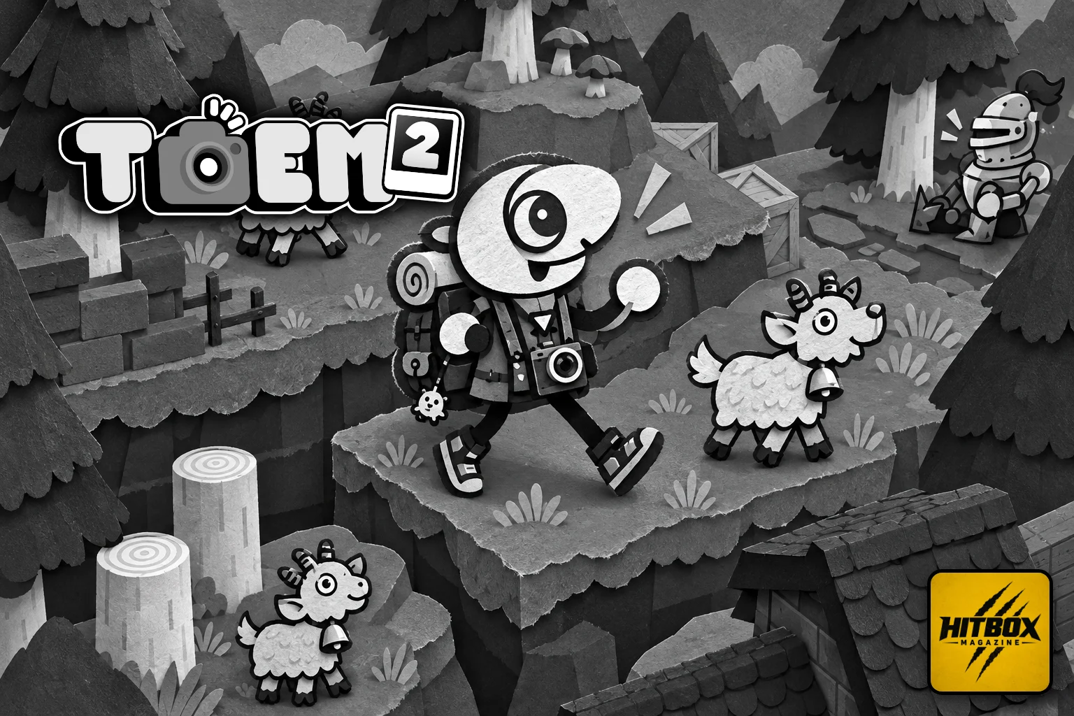 TOEM 2's photographer walks through a forest full of goats wearing bells